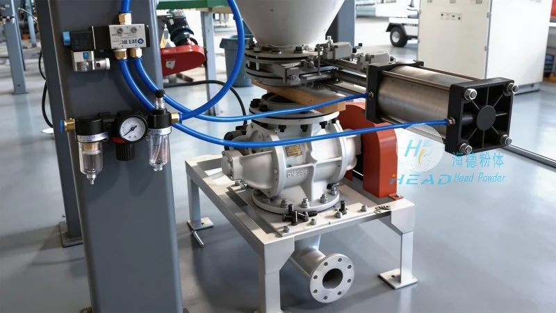 Skema Pengangkutan Mikro Serbuk Alumina Secara Pneumatik