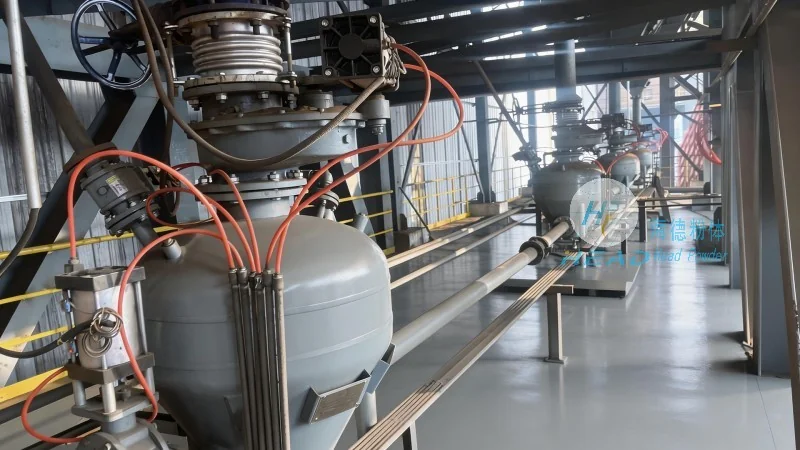 Bogotá, Kolombia Proyek Pengangkutan Pneumatik untuk Pembayaran Tertutup Serbuk Baterai Lithium