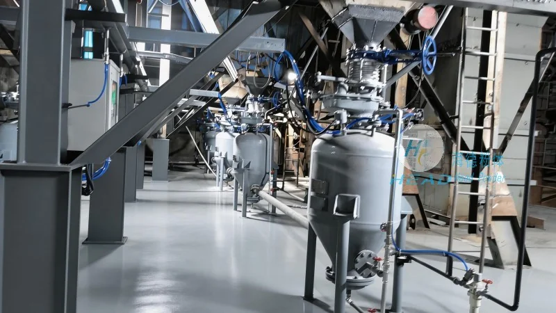Kanada Vancouver Filling Masterbatch Powder Automatic Pneumatic Conveying Project