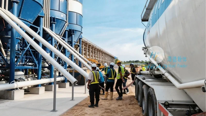 Prinsip Kerja dan Fitur Sistem Pengelolaan Bahan Serbuk Kalsium Tinggi