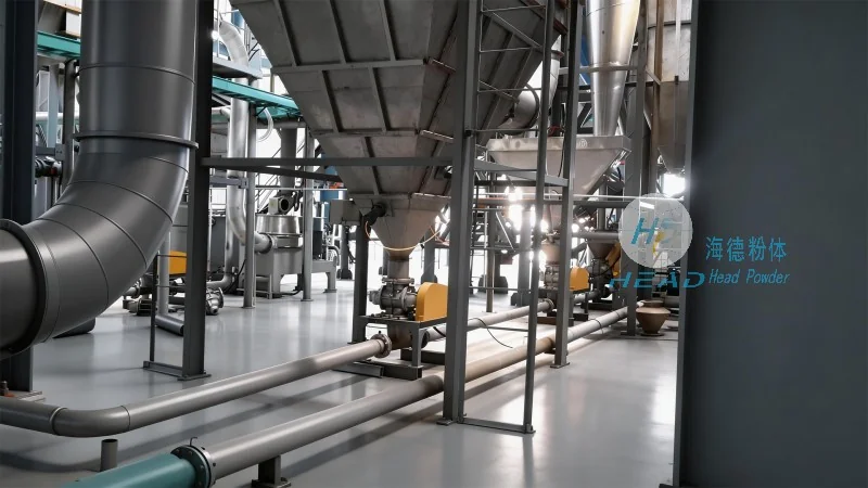 Kasus Pengangkutan Pneumatik bersih untuk Bahan Tambahan Makanan di Manizales, Kolombia
