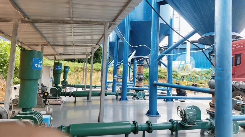 Skema Pengangkutan Pneumatik Serbuk Hidroksida Aluminium